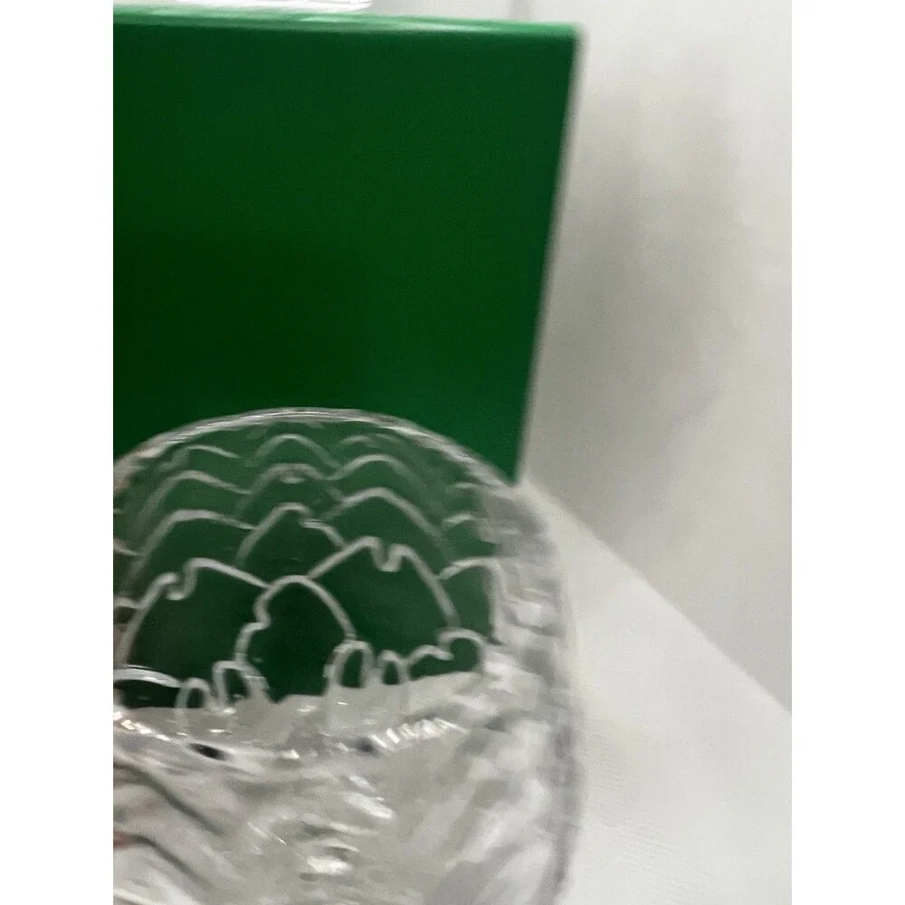3 Anthropologie Helianthus Clear Water Goblet Glass Set glasses whiskey table